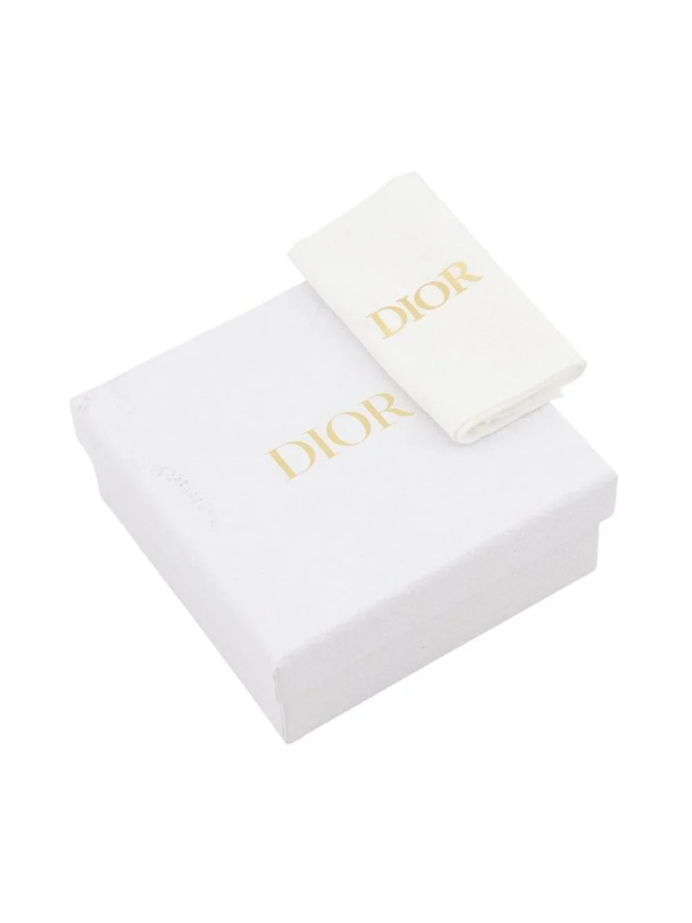 Dior Card Case Oblique Embroidery Lace